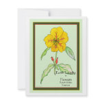 Wallflower Custom Invitation