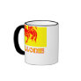 Walloon Region Flag wtih Name Coffee Mug