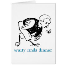 Wally's Dinner Greeting Card
