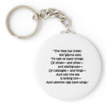 Walrus Cabbages Key Chain