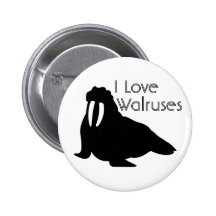 Walrus Love Button