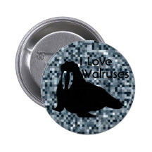 Walrus Love Button