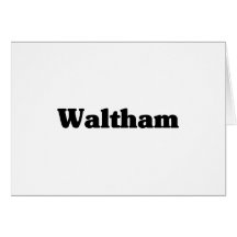 Waltham  Classic t shirts Card