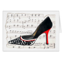 Waltzing Pumps Card