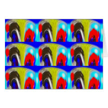 Waltzing waterfalls greeting card