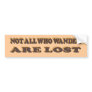 Wander Bumper Stickers