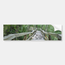 Wander Bumper Sticker