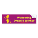 Wandering Organic Worker (WOOFER) bumper stickers