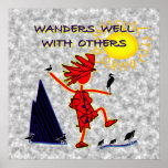 Wanders Well Print