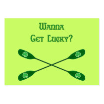 Wanna Get Lucky Kayak Business Card