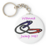 Wanna jump me key chains