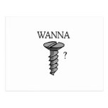 Wanna screw postcards