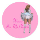 Wanna See My Panties? Stickers