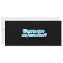 Wanna see my tweeter rack cards