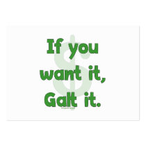 Want It Galt It Business Card Templates