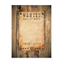 Wanted - 01 carte postale