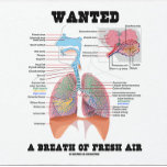Wanted A Breath Of Fresh Air (Respiratory System) mousepads