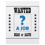 Wanted... a Job ! flyers