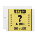Wanted... a Job ! invitations