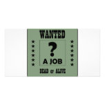 Wanted... a Job ! photo cards