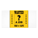 Wanted... a Job ! photo cards