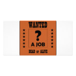 Wanted... a Job ! photo cards