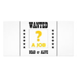 Wanted... a Job ! photo cards