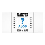 Wanted... a Job ! photo cards