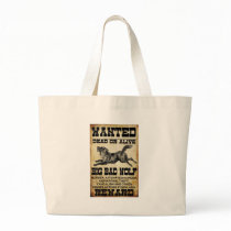 Wanted: Big Bad Wolf Canvas Bag