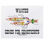 Wanted Genes For Geneticists (DNA Replication) flyers