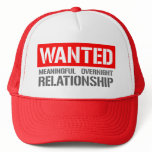 Wanted meaningful overnight relationship mesh hats