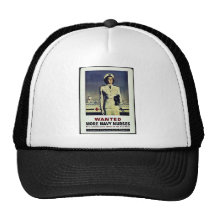 Wanted More Navy Nurses Mesh Hat