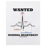 Wanted Normal Heartbeat (Electrocardiogram) flyers