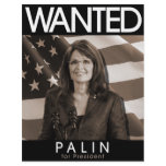 Wanted: Palin for President flyers