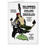 WANTED PIRATE MERMAID cards