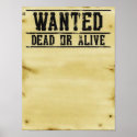 Wanted Poster posters