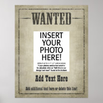WANTED POSTER: customise this!