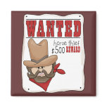 Wanted Poster Refrigerator Magnets