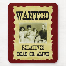 Wanted Poster Mouse Mats