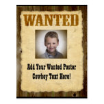 Wanted Poster Old-Time Photo Post Card