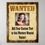 Wanted Poster Old-Time Photo Posters