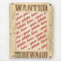 WANTED Poster Photo Frame mousepads