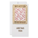 WANTED Poster Photo Frame photo cards