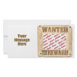 WANTED Poster Photo Frame photo cards