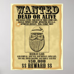 Wanted Poster - Santa Claus posters