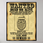Wanted Poster - Santa Claus posters