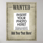 WANTED POSTER template