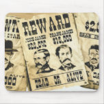 WANTED POSTERS  MOUSE PAD mousepads