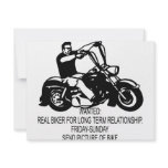 Wanted Real Biker For Long Term Relationship invitations