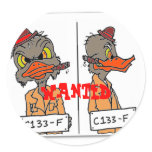 , wanted sticker